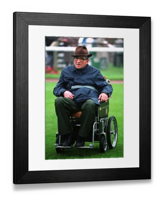 Framed Print : Dick Hern Race Horse Trainer 25 August 1993 Date: 25 August 1993 Framed Print : Dick Hern Race Horse Trainer 25 August 1993 Date: 25 August 1993