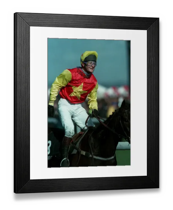 Framed Print : Richard Dunwoody Wins 94 Natio Framed Print : Richard Dunwoody Wins 94 Natio