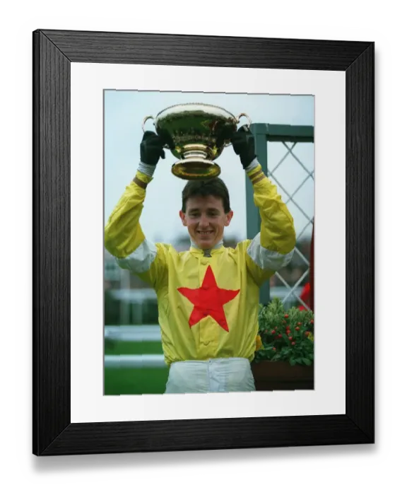Framed Print : Anthony Dobbin Holds Up Framed Print : Anthony Dobbin Holds Up
