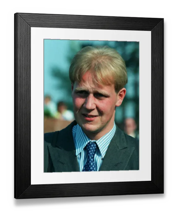 Framed Print : Ed Dunlop Race Horse Trainer 10 May 1995 Date: 10 May 1995 Framed Print : Ed Dunlop Race Horse Trainer 10 May 1995 Date: 10 May 1995