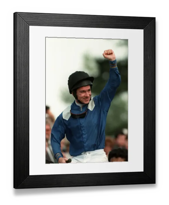 Framed Print : Richard Hills Celebrates His Framed Print : Richard Hills Celebrates His