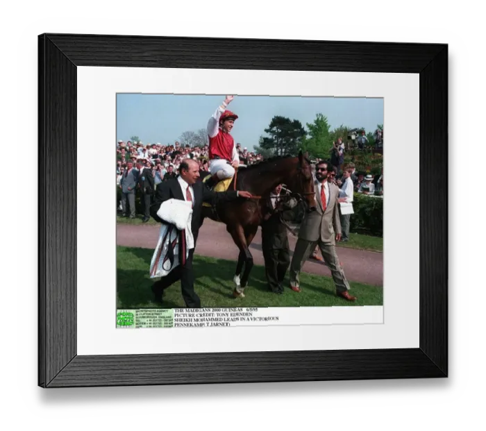 Framed Print : Sheikh Mohammed Leads In Framed Print : Sheikh Mohammed Leads In