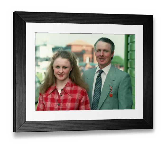 Framed Print : Bill O Gorman & Daughter Emma Framed Print : Bill O Gorman & Daughter Emma