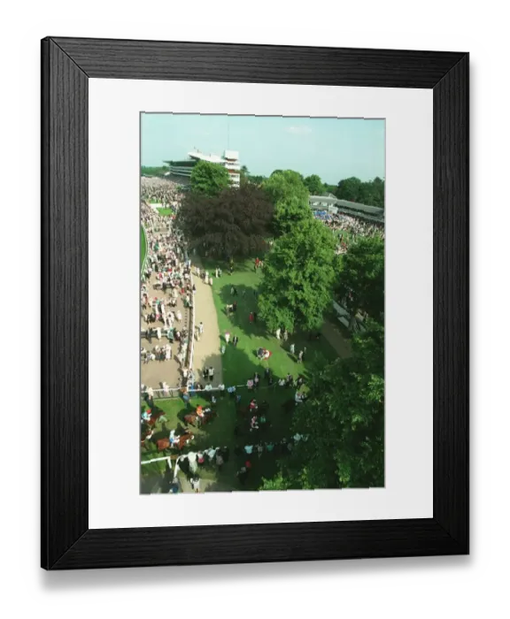 Framed Print : Aerial View Royal Ascot