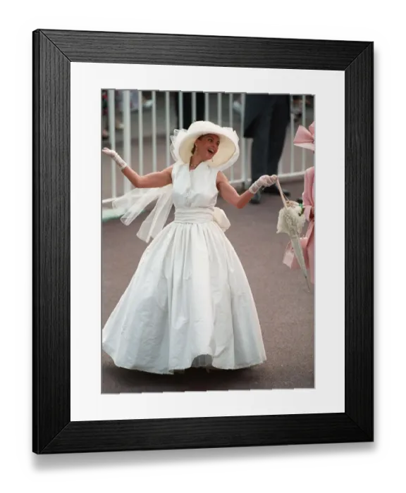 Framed Print : Royal Ascot Dress Framed Print : Royal Ascot Dress