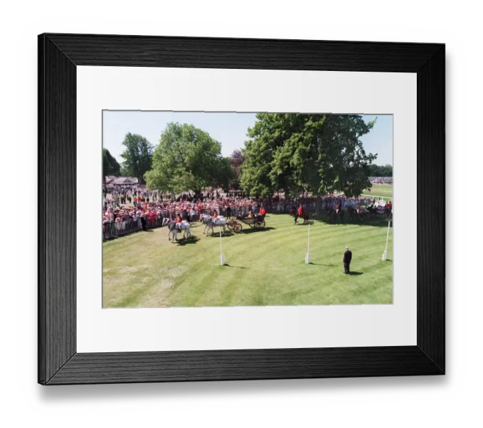 Framed Print : The Royal Procession Arrives