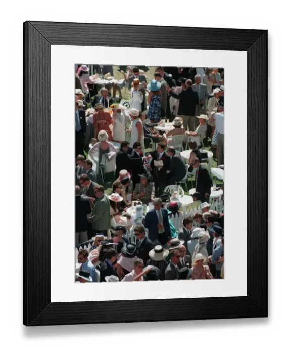 Framed Print : Racegoers At Royal Ascot Framed Print : Racegoers At Royal Ascot