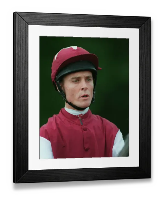 Framed Print : Gary Hind Jockey 06 June 1995 Date: 06 June 1995 Framed Print : Gary Hind Jockey 06 June 1995 Date: 06 June 1995