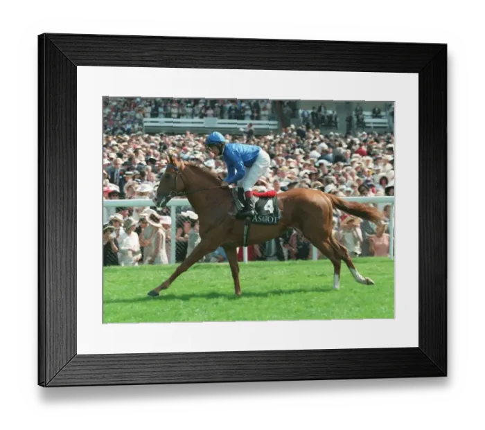 Framed Print : Moonax Ridden By Pat Eddery 28 June 1995 Date: 28 June 1995