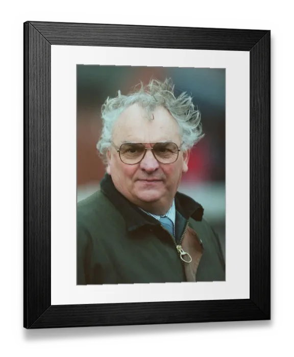 Framed Print : Bill Clay Race Horse Trainer 12 January 1996 Date: 12 January 1996