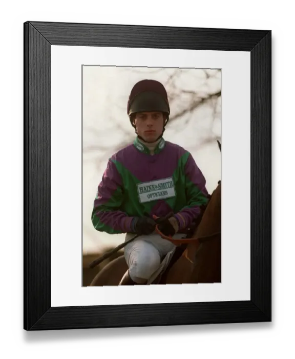 Framed Print : Nick Mann Jockey 26 March 1996 Date: 26 March 1996 Framed Print : Nick Mann Jockey 26 March 1996 Date: 26 March 1996