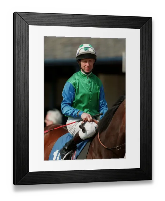 Framed Print : John Reid Jockey 09 April 1996 Date: 09 April 1996 Framed Print : John Reid Jockey 09 April 1996 Date: 09 April 1996