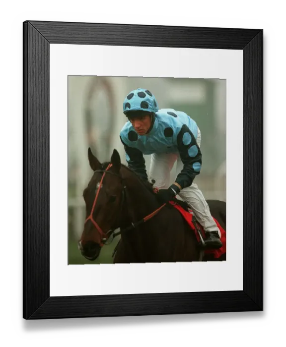 Framed Print : Frankie Dettori & M T Vessel Framed Print : Frankie Dettori & M T Vessel