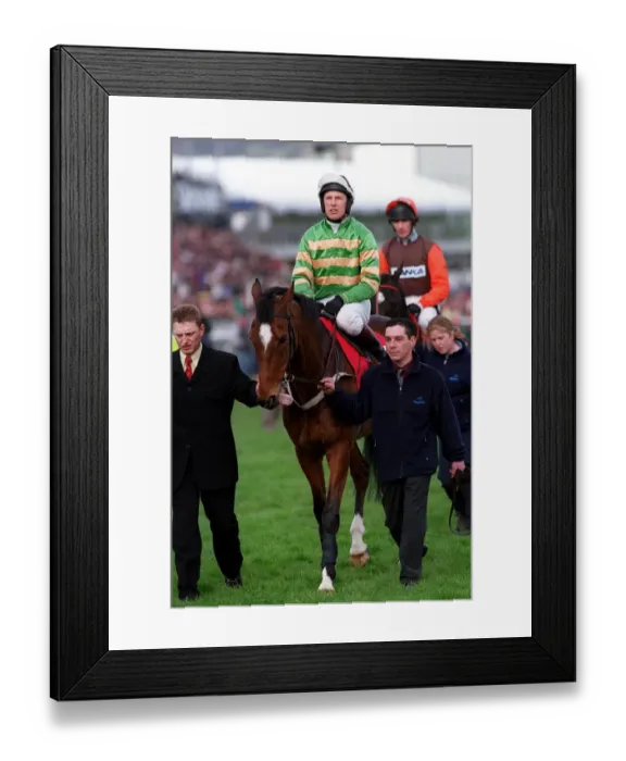 Framed Print : Istabraq Ridden By Charlie Swan 14 March 2000 Date: 14 March 2000
