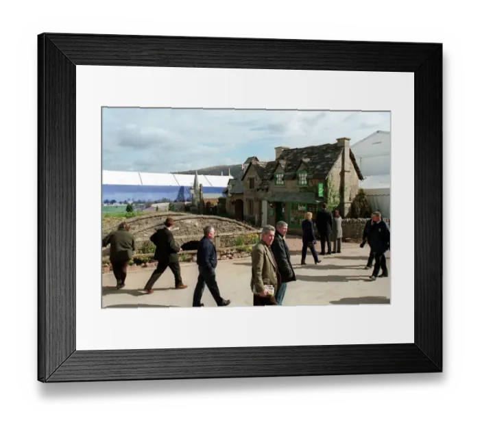 Framed Print : Model Village Display