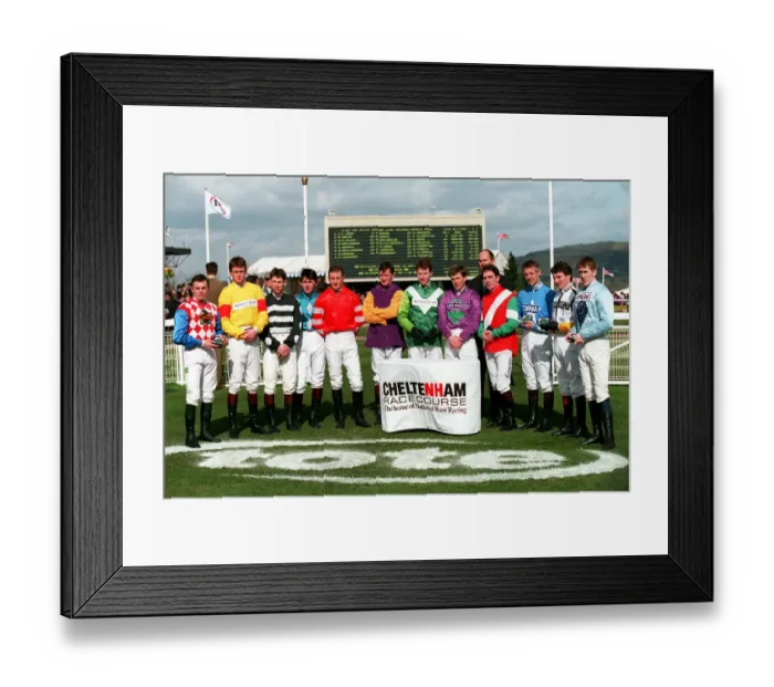 Framed Print : Cheltenham Gold Cup Jockeys Framed Print : Cheltenham Gold Cup Jockeys