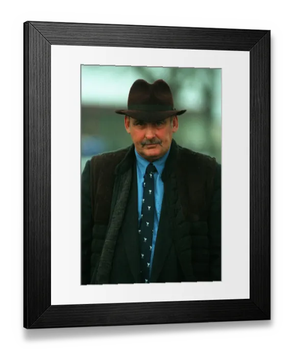 Framed Print : Les Eyre Race Horse Trainer 29 March 1999 Date: 29 March 1999 Framed Print : Les Eyre Race Horse Trainer 29 March 1999 Date: 29 March 1999
