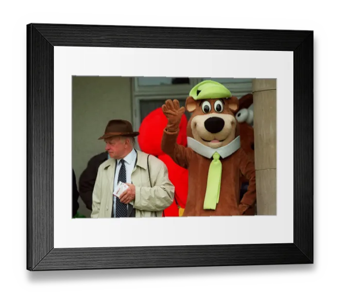Framed Print : Peter Easterby & Yogi Bear Framed Print : Peter Easterby & Yogi Bear
