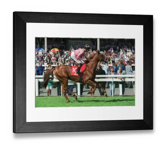 Framed Print : Wallace. Ridden By Richard Hughes 09 September 1999 Date: 09 September 1999