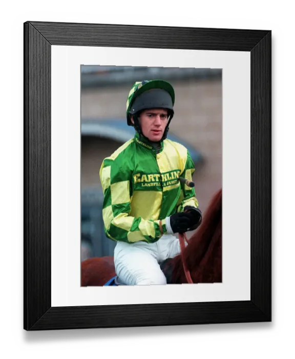 Framed Print : F. Keniry. F.Keniry Jockey 18 December 1999 Date: 18 December 1999