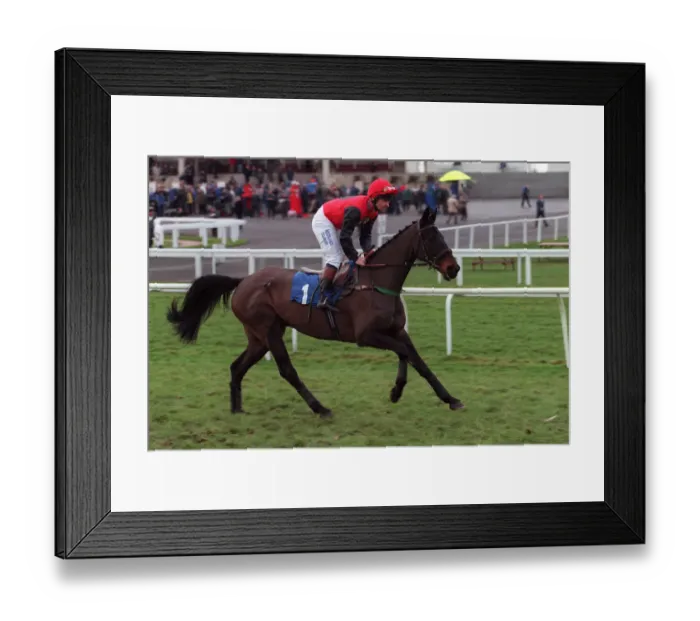 Framed Print : Glemot Ridden By J.P.Byrne 28 January 2000 Date: 28 January 2000