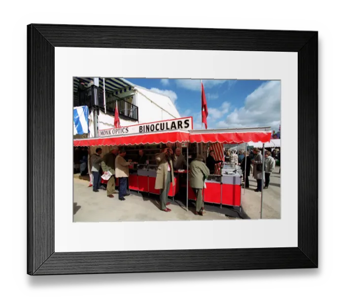 Framed Print : Binocular Stall Framed Print : Binocular Stall