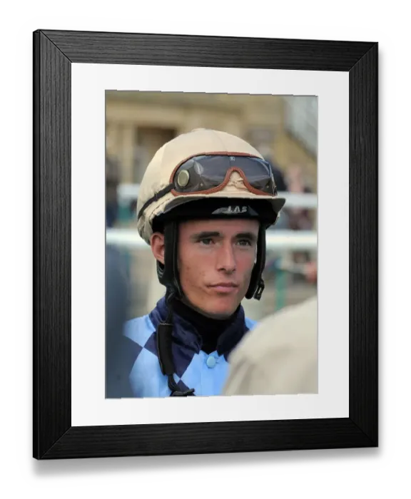 Framed Print : Ian Burns Jockey Doncaster Raceday, Doncaster Racecourse Doncaster Racecourse