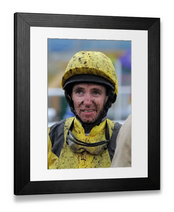 Framed Print : Tom Eaves Jockey Doncaster Raceday, Doncaster Racecourse Doncaster Racecourse