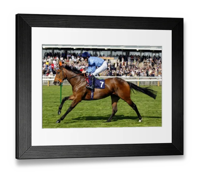 Framed Print : Asset Ridden By Richard Hughes Newmarket Craven Meeting 2007 Rowley Mile Course