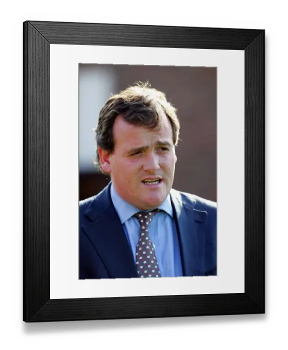 Framed Print : Richard Hannon Jr Framed Print : Richard Hannon Jr
