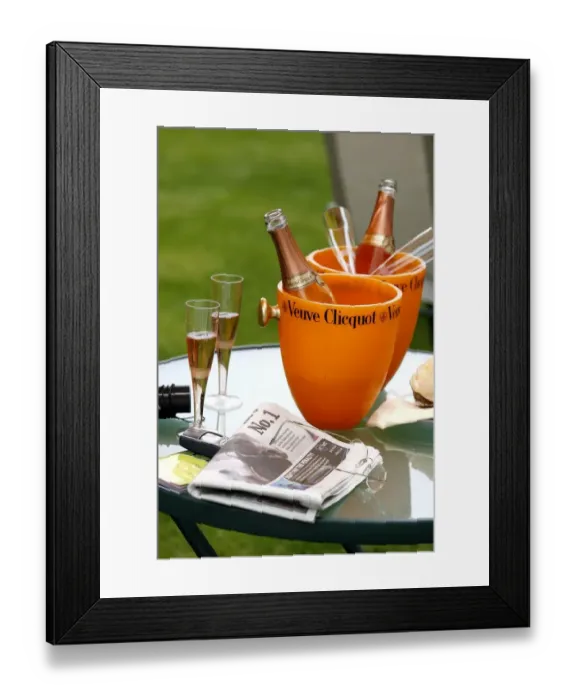 Framed Print : Racing Post & Champagne Framed Print : Racing Post & Champagne