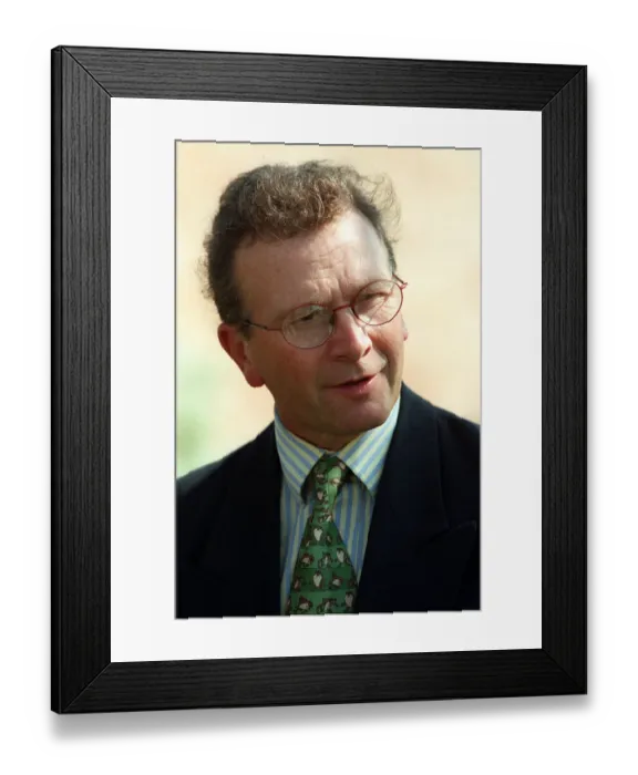 Framed Print : Vic Soane Race Horse Trainer 19 April 2000 Date: 19 April 2000