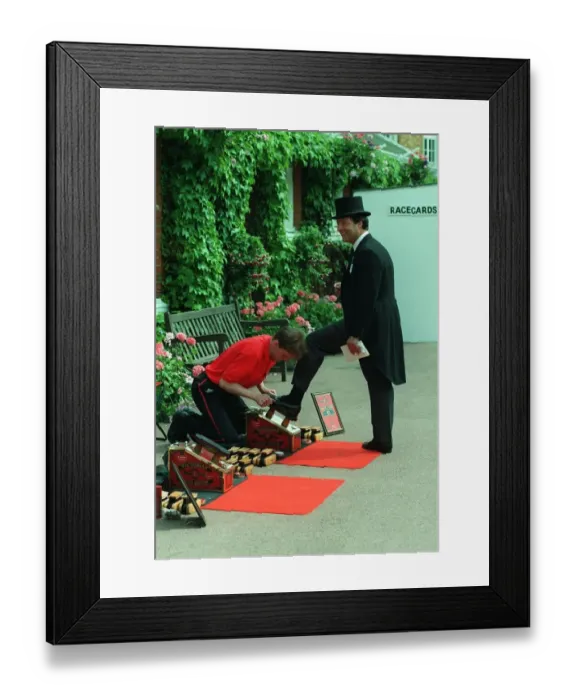 Framed Print : Royal Ascot Shoeshine Framed Print : Royal Ascot Shoeshine