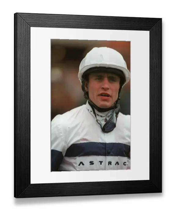 Framed Print : T. Ashley Jockey 19 April 1996 Date: 19 April 1996 Framed Print : T. Ashley Jockey 19 April 1996 Date: 19 April 1996