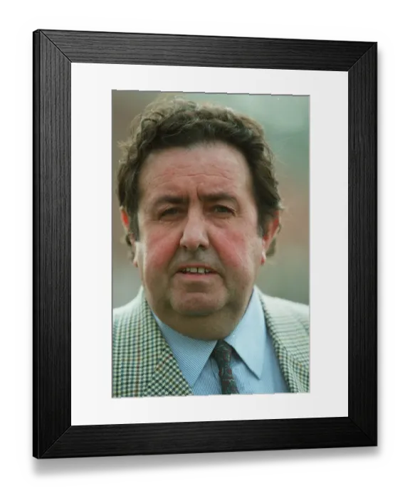 Framed Print : Mick Ryan Race Horse Trainer 19 April 1996 Date: 19 April 1996