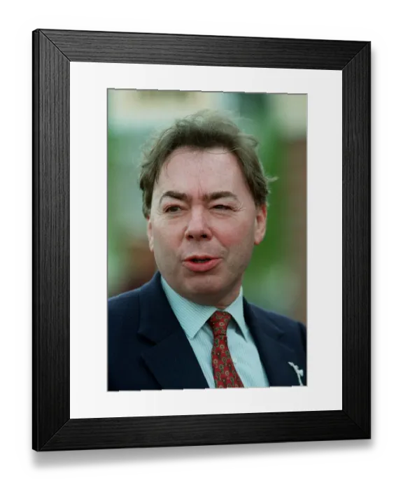 Framed Print : Sir Anderw Lloyd Webber Framed Print : Sir Anderw Lloyd Webber
