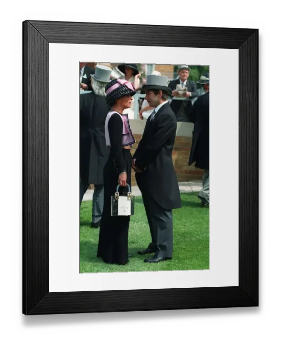 Framed Print : Royal Ascot Couple