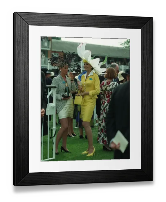 Framed Print : Royal Ascot Ladies Framed Print : Royal Ascot Ladies