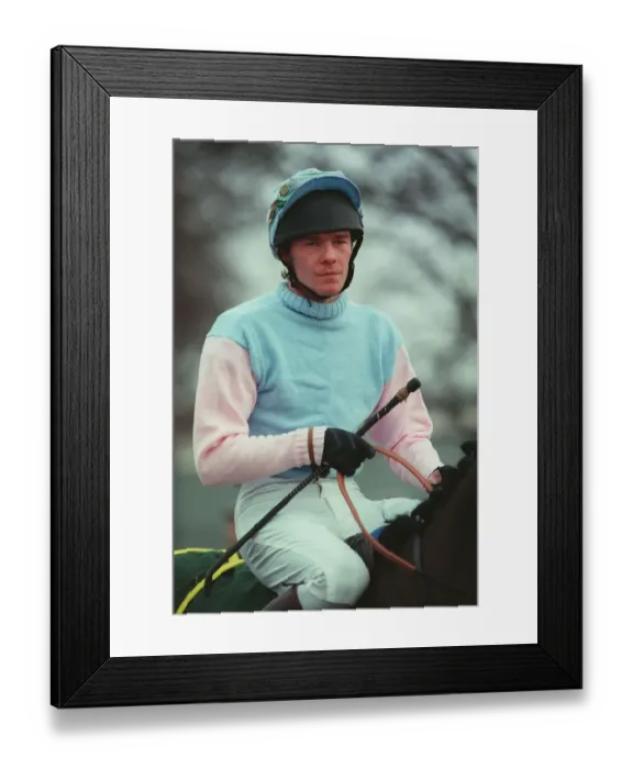 Framed Print : S. Ryan. S.Ryan Jockey 11 February 1997 Date: 11 February 1997 Framed Print : S. Ryan. S.Ryan Jockey 11 February 1997 Date: 11 February 1997