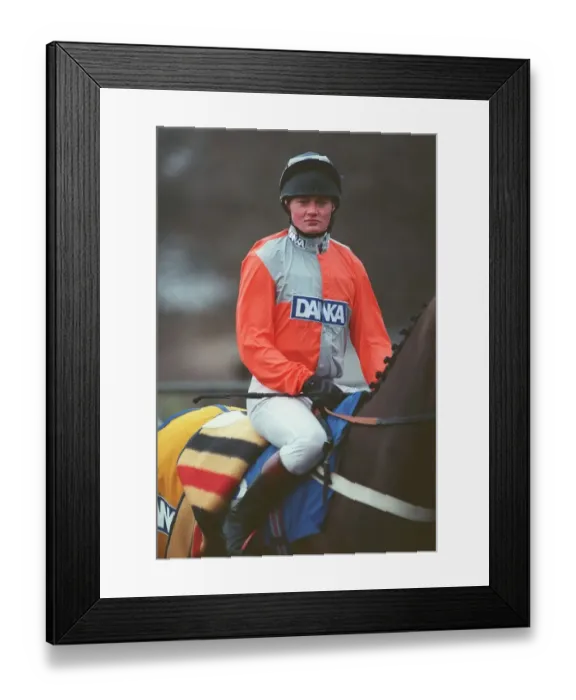 Framed Print : J. Magee. J.Magee Jockey 14 February 1997 Date: 14 February 1997