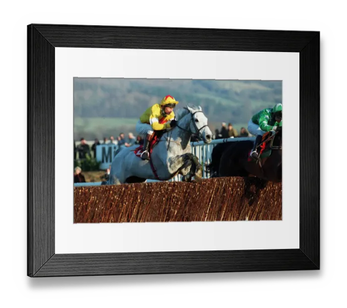 Framed Print : One Man Ridden By Richard Dunwoody 11 February 1997 Date: 11 February 1997 Framed Print : One Man Ridden By Richard Dunwoody 11 February 1997 Date: 11 February 1997