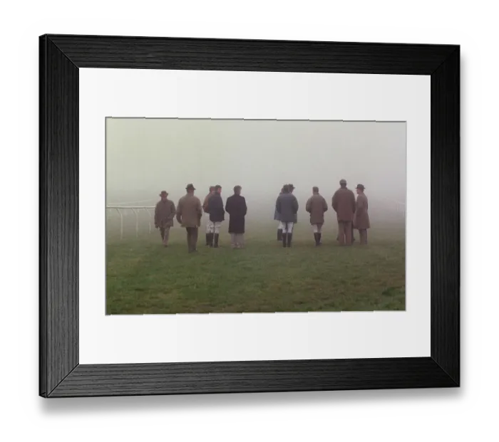 Framed Print : Race Officials Check Course