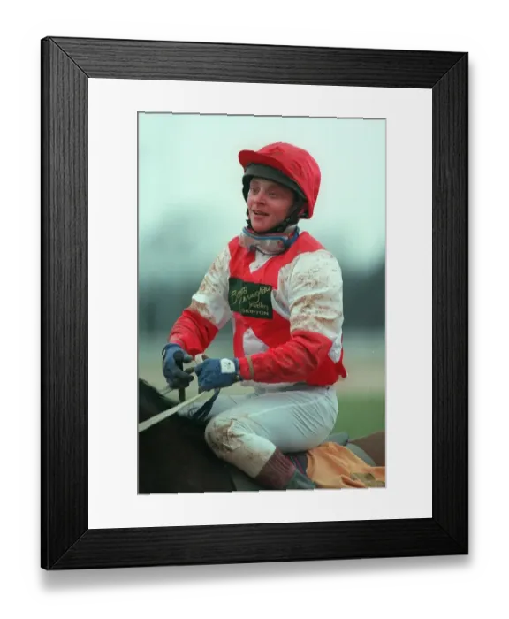 Framed Print : P. Goode. P.Goode Jockey 25 March 1997 Date: 25 March 1997 Framed Print : P. Goode. P.Goode Jockey 25 March 1997 Date: 25 March 1997