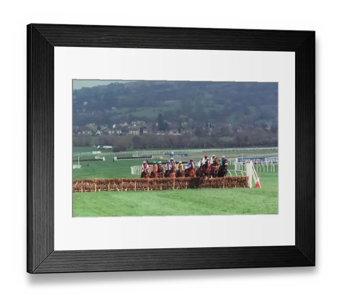 Framed Print : Sun Alliance Novices Chase