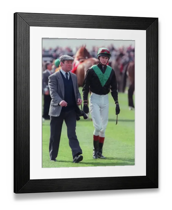 Framed Print : Barney Curley& Robert Havlin Framed Print : Barney Curley& Robert Havlin