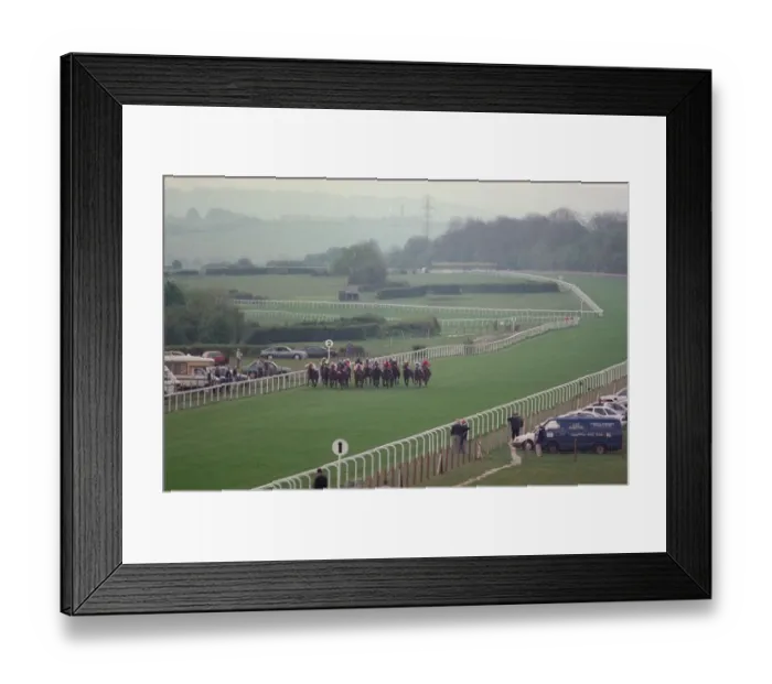 Framed Print : Racing At Salisbury Framed Print : Racing At Salisbury