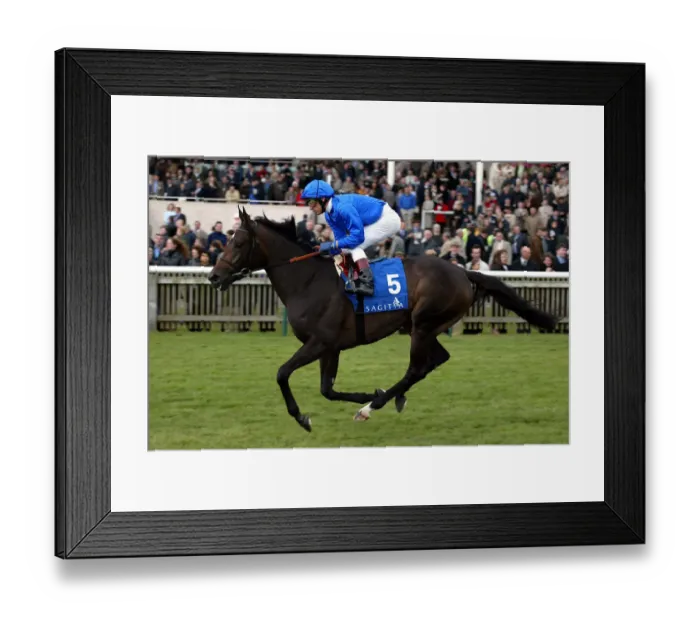 Framed Print : Kazzia Ridden By L.Dettori Newmarket Guineas Festival Newmarket Racecourse Framed Print : Kazzia Ridden By L.Dettori Newmarket Guineas Festival Newmarket Racecourse