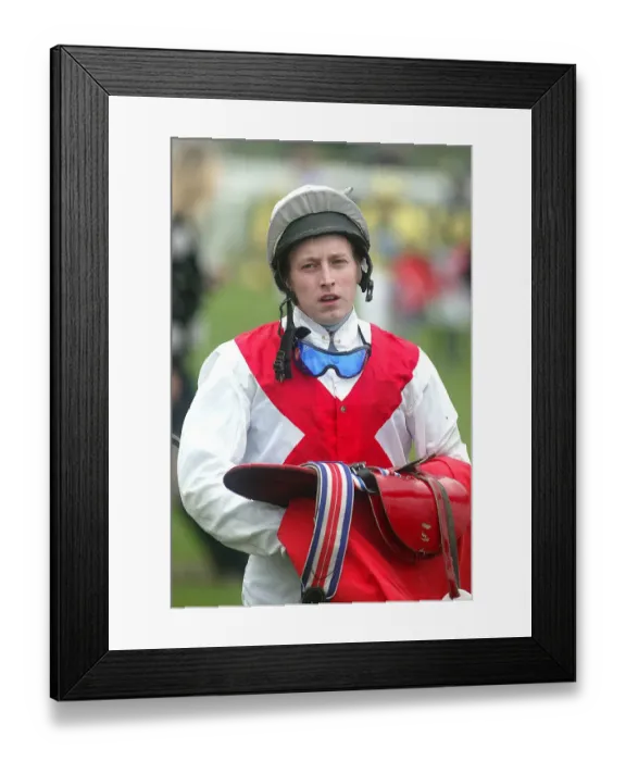 Framed Print : C. Haddon Jockey Lincoln Meeting Doncaster Doncaster Racecourse