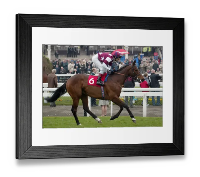 Framed Print : Glaramara Ridden By M.Fenton Lincoln Meeting Doncaster Doncaster Racecourse