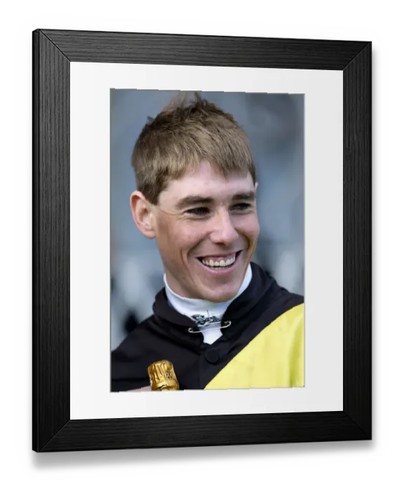 Framed Print : Alan Daly Jockey Doncaster Races Doncaster Racecourse, Doncaster 21 March 2002 Date